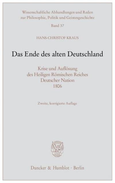 Das Ende des alten Deutschland
