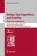 Design, User Experience, and Usability: Novel User