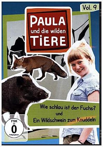 Paula und die wilden Tiere - Wie schlau ist ein Fuchs / Ein Wildschwein zum knuddeln, 1 DVD