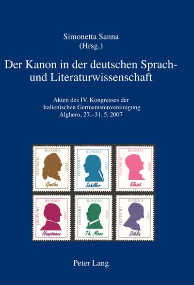 Der Kanon in der deutschen Sprach- und Literaturwissenschaft