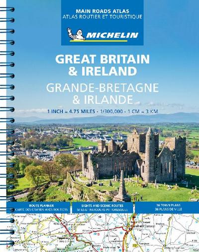 Michelin Straßenatlas Großbritannien & Irland mit Spiralbindung