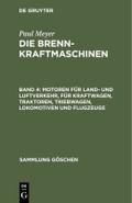 Motoren für Land- und Luftverkehr, für Kraftwagen, Traktoren, Triebwagen, Lokomotiven und Flugzeuge