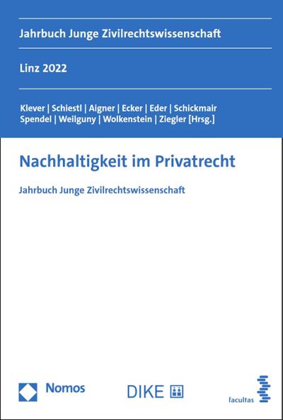 Nachhaltigkeit im Privatrecht