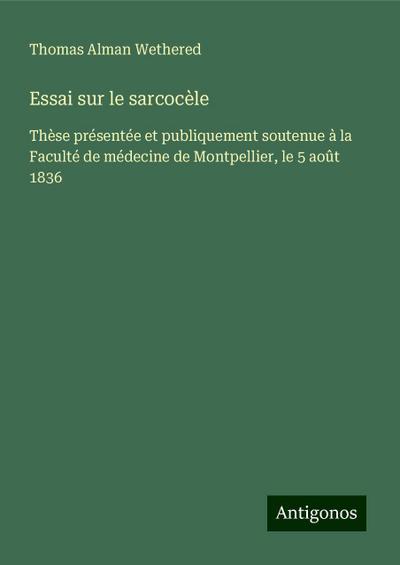 Essai sur le sarcocèle