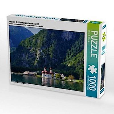 CALVENDO Puzzle Ansicht St. Bartholomä vom Schiff 1000 Teile Lege-Größe 64 x 48 cm Foto-Puzzle Bild von Dieter-M. Wilczek