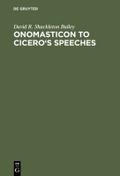 Onomasticon to Cicero’s Speeches