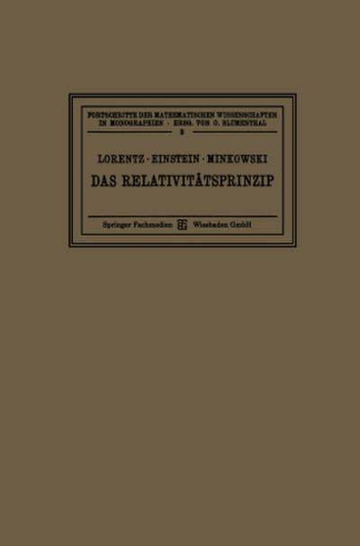 Das Relativitätsprinzip