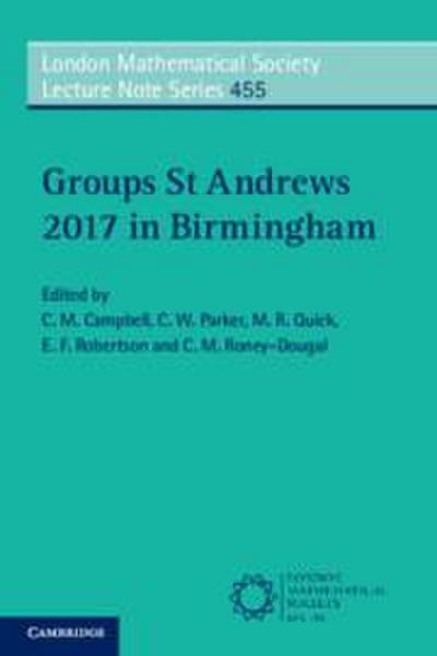 Groups St Andrews 2017 in Birmingham
