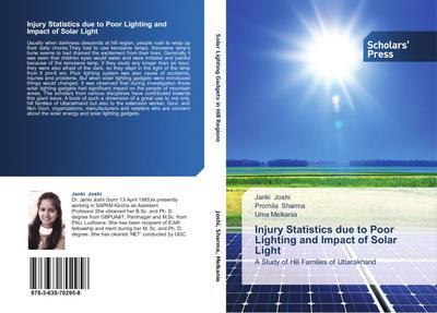 Injury Statistics due to Poor Lighting and Impact of Solar Light