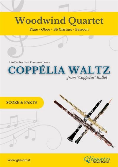 Woodwind Quartet "Coppélia Waltz" score & parts