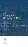 Colloquium De Giorgi 2009