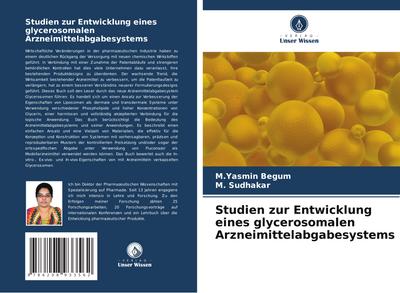 Studien zur Entwicklung eines glycerosomalen Arzneimittelabgabesystems