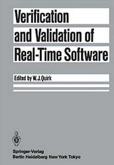 Verification and Validation of Real-Time Software