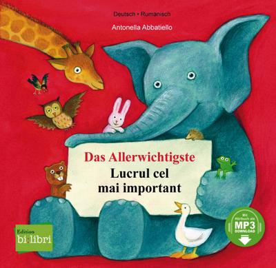 Das Allerwichtigste: Kinderbuch Deutsch-Rumänisch mit MP3-Hörbuch zum Herunterladen und Ausklappseiten