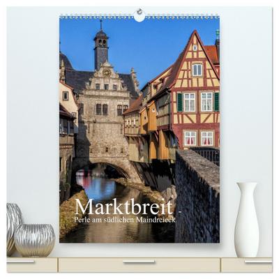 Marktbreit - Perle am südlichen Maindreieck (hochwertiger Premium Wandkalender 2024 DIN A2 hoch), Kunstdruck in Hochglanz