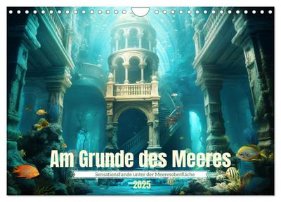 Am Grunde des Meeres (Wandkalender 2025 DIN A4 quer), CALVENDO Monatskalender