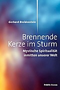 Brennende Kerze im Sturm