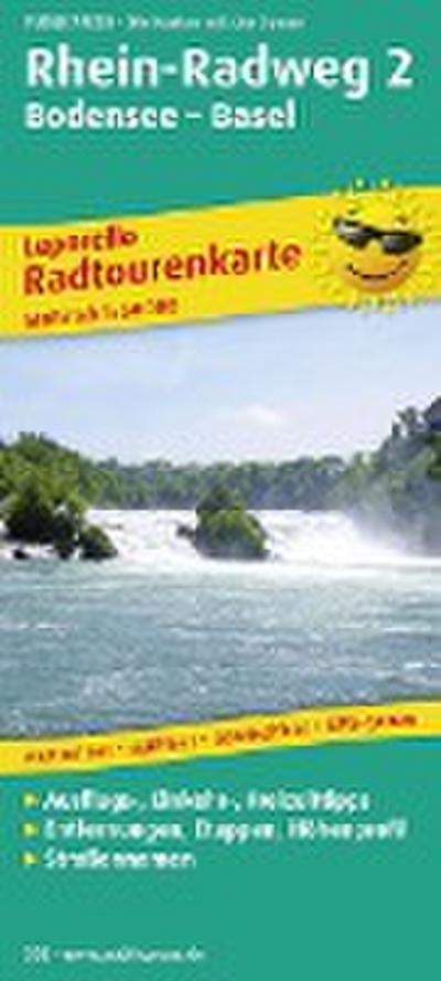 Rhein-Radweg 2, Bodensee - Basel 1 : 50 000