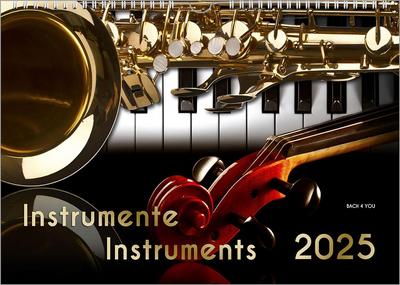 Bach Jr., P: Musikinstrumente, ein Musik-Kalender 2025, DIN