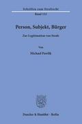 Person, Subjekt, Bürger