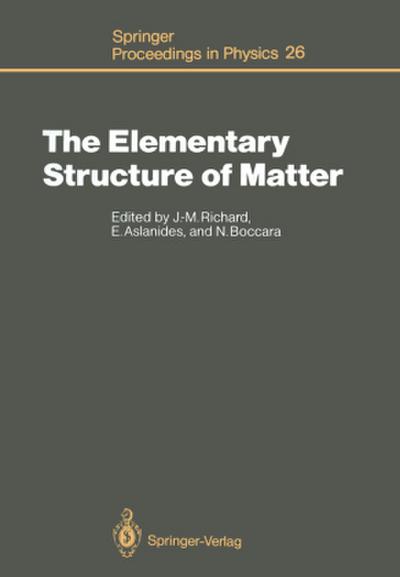 The Elementary Structure of Matter