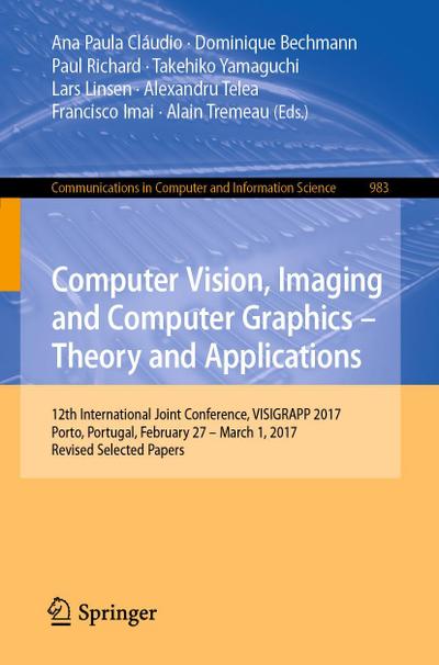 Computer Vision, Imaging and Computer Graphics ¿ Theory and Applications