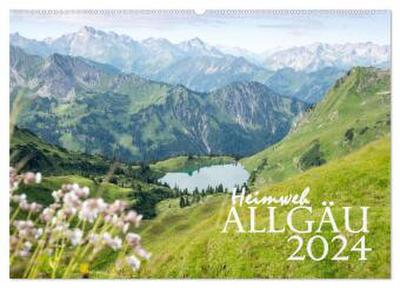 Heimweh Allgäu 2024 (Wandkalender 2024 DIN A2 quer), CALVENDO Monatskalender