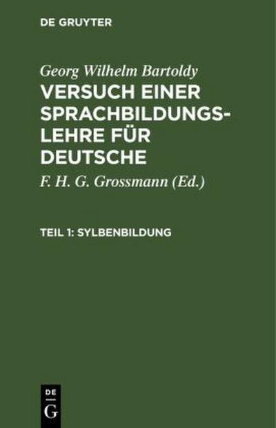 Sylbenbildung