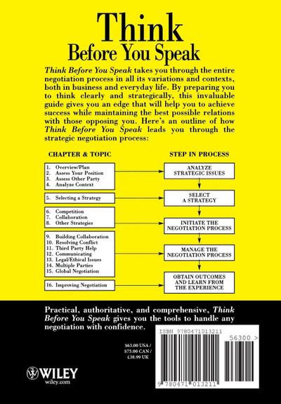 Think Before You Speak