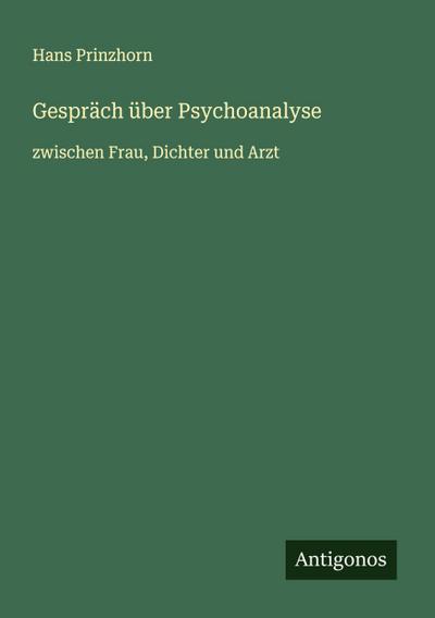 Gespräch über Psychoanalyse