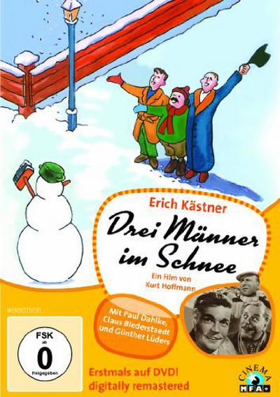 Drei Männer im Schnee