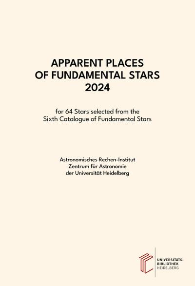 Apparent Places of Fundamental Stars ... / Apparent Places of Fundamental Stars                2024