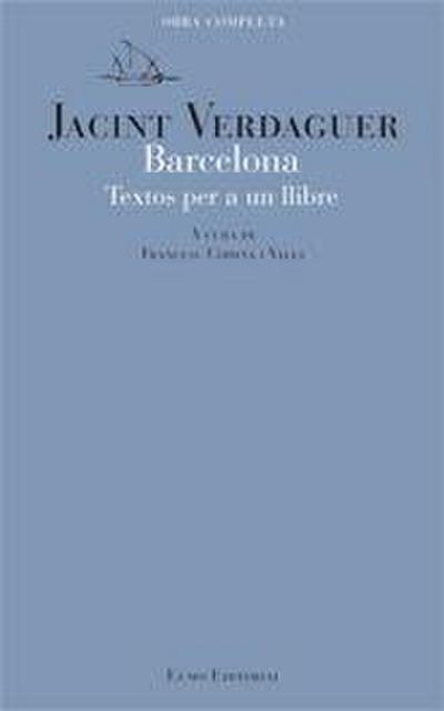 Barcelona, textos per a un llibre