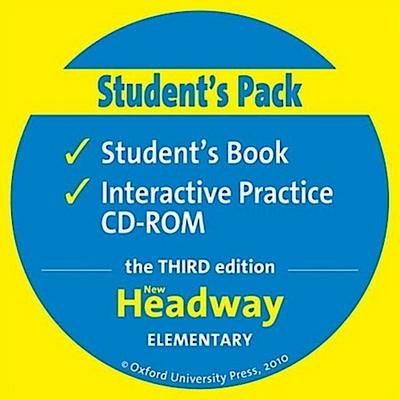 New Headway, Elementary Student's Book, w. English-German wordlists and CD-ROM - John Soars