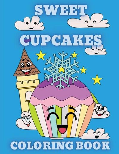 Sweet Cupcakes Coloring Book