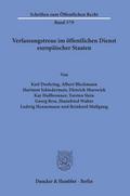 Verfassungstreue im öffentlichen Dienst europäischer Staaten.