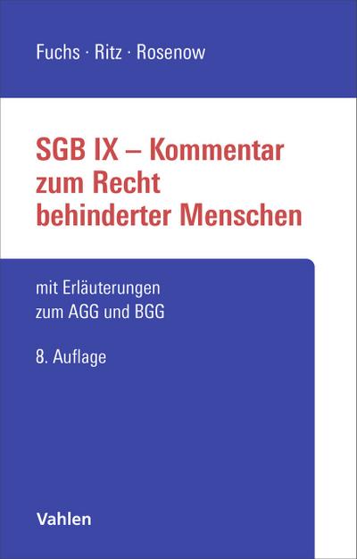 SGB IX - Kommentar zum Recht von Menschen mit Behinderungen