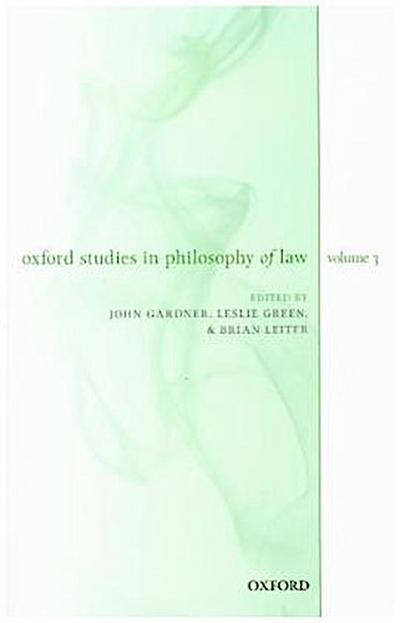 Oxford Studies in Philosophy of Law Volume 3