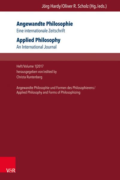 Angewandte Philosophie. Eine internationale Zeitschrift / Applied Philosophy. An International Journal