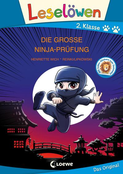 Leselöwen 2. Klasse - Die große Ninja-Prüfung (Großbuchstabenausgabe)