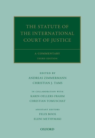 The Statute of the International Court of Justice