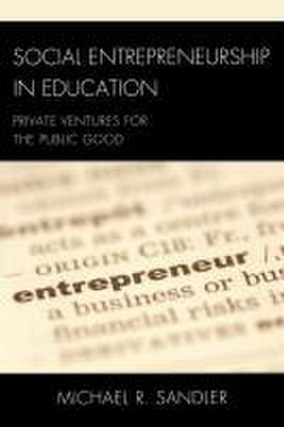 Social Entrepreneurship in Education