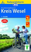 Radwanderkarte BVA Die schönsten Radtouren im Kreis Wesel 1:50.000, reiß- und wetterfest, GPS-Tracks Download