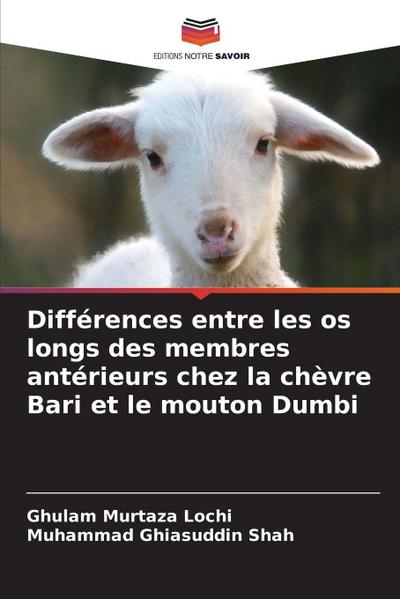 Différences entre les os longs des membres antérieurs chez la chèvre Bari et le mouton Dumbi