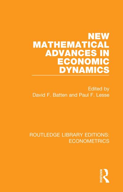 New Mathematical Advances in Economic Dynamics