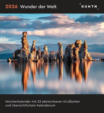 Wunder der Welt - KUNTH Postkartenkalender 2026