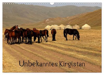 Unbekanntes Kirgistan (Wandkalender 2026 DIN A3 quer), CALVENDO Monatskalender