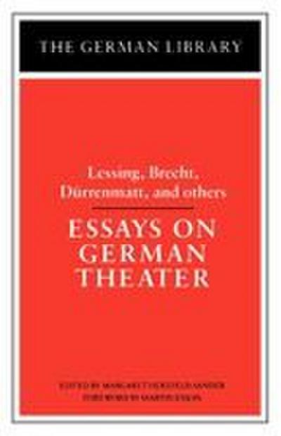 Essays on German Theater