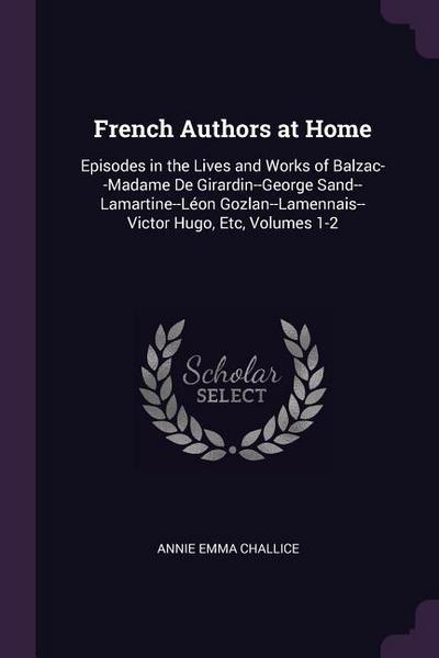 French Authors at Home