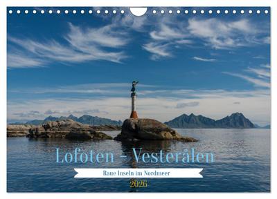 Lofoten Vesterålen (Wandkalender 2026 DIN A4 quer), CALVENDO Monatskalender
